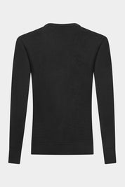 Round neck sweater - Black