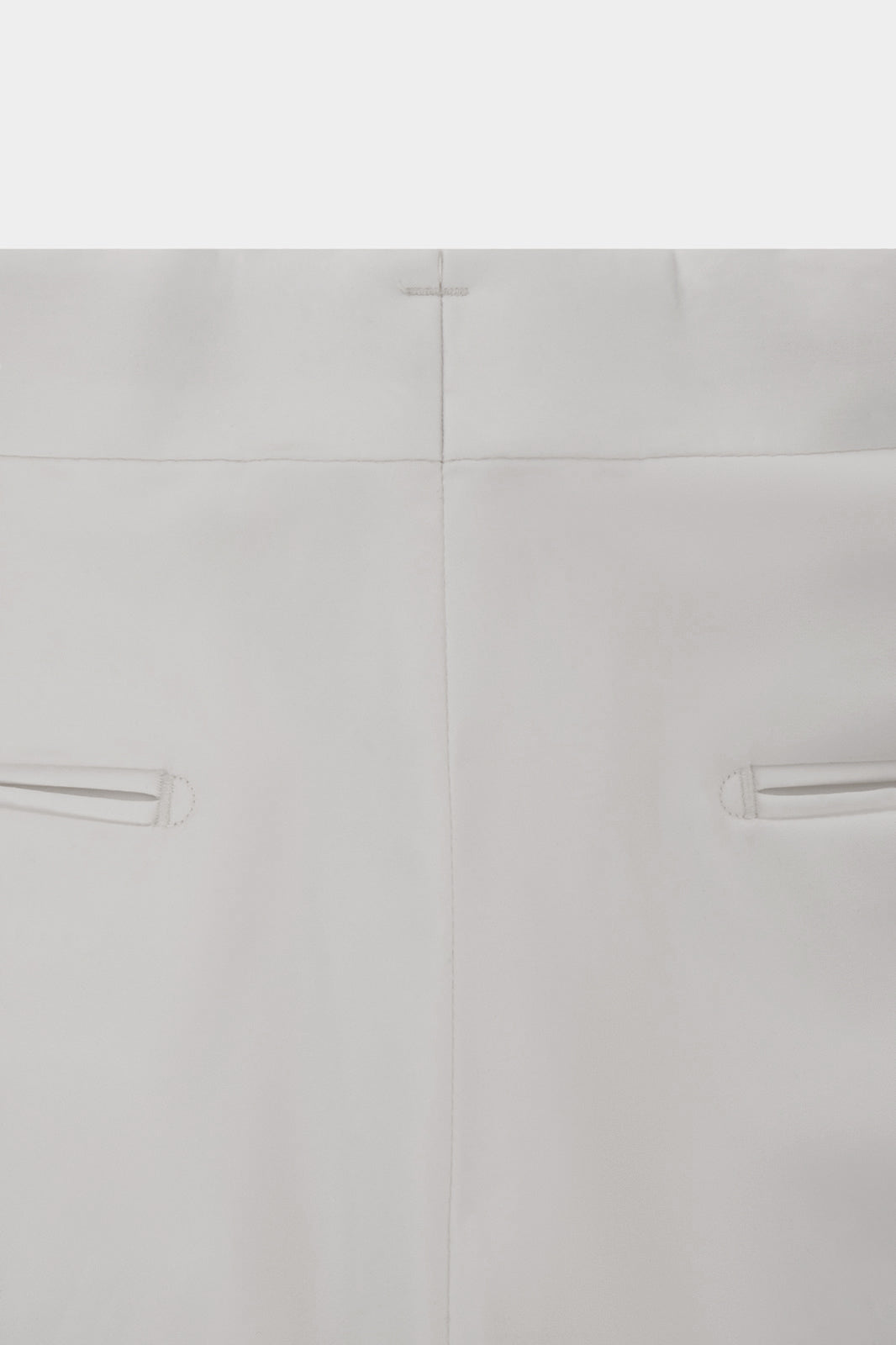 Cotton drawstring pants - White