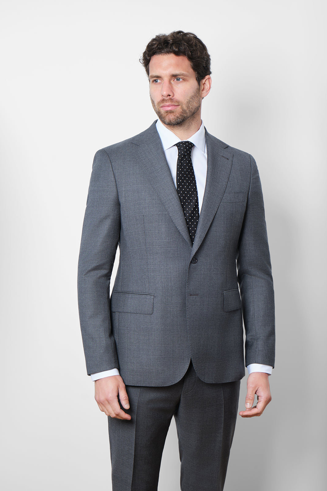 Prince of Wales Suit - Dark Grey
