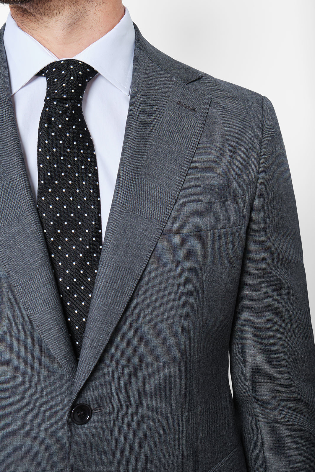 Prince of Wales Suit - Dark Grey