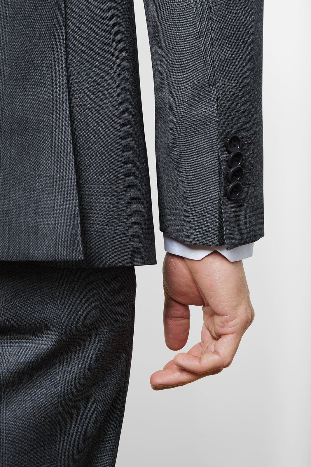 Prince of Wales Suit - Dark Grey