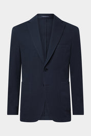 Seersucker patch pocket suit - Navy