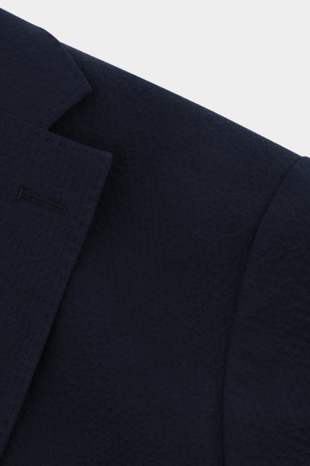 Seersucker patch pocket suit - Navy