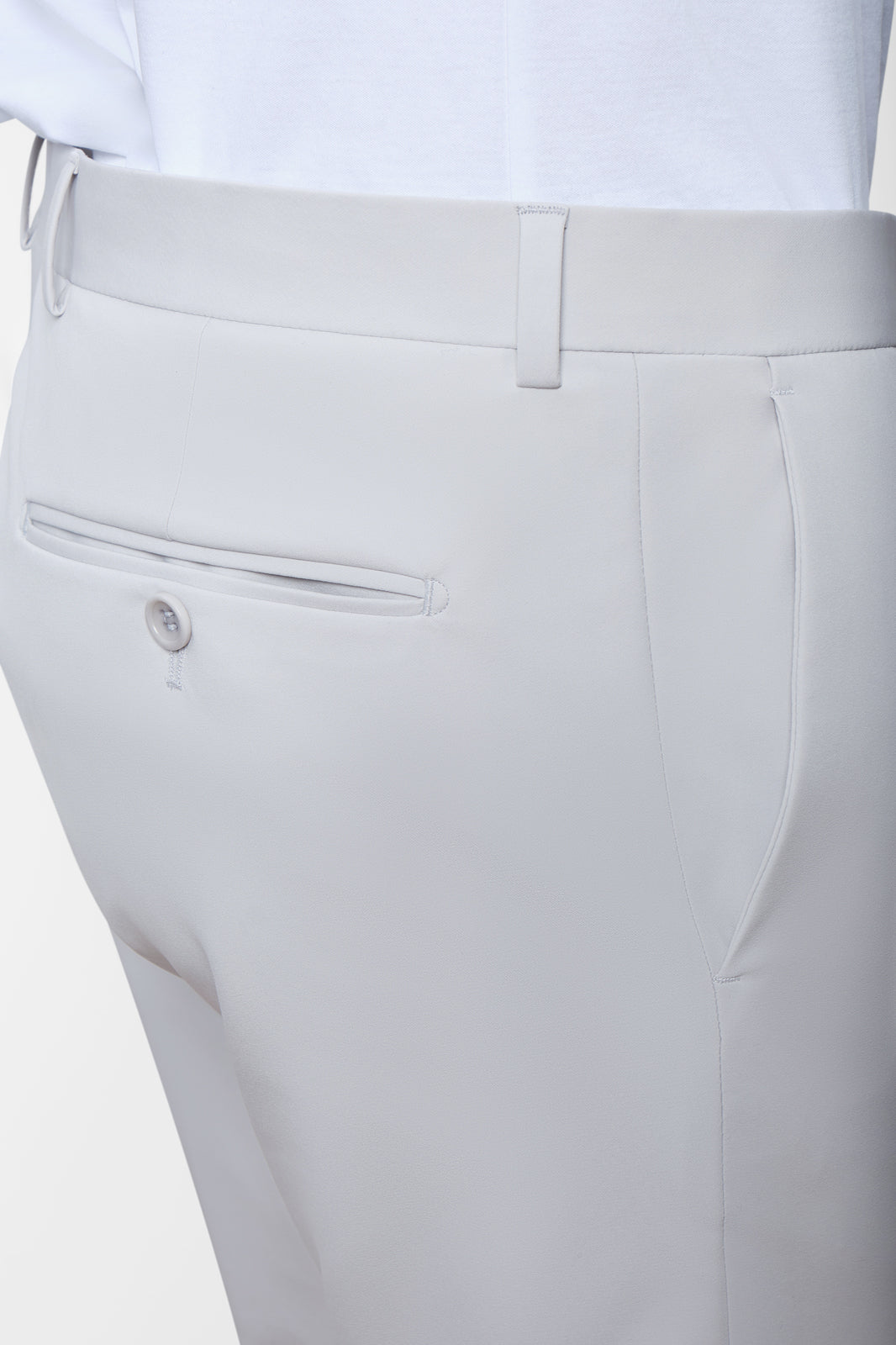 Bon suit with patch pocket - Light gray