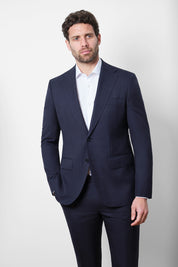 Costume - Navy windowpane check0