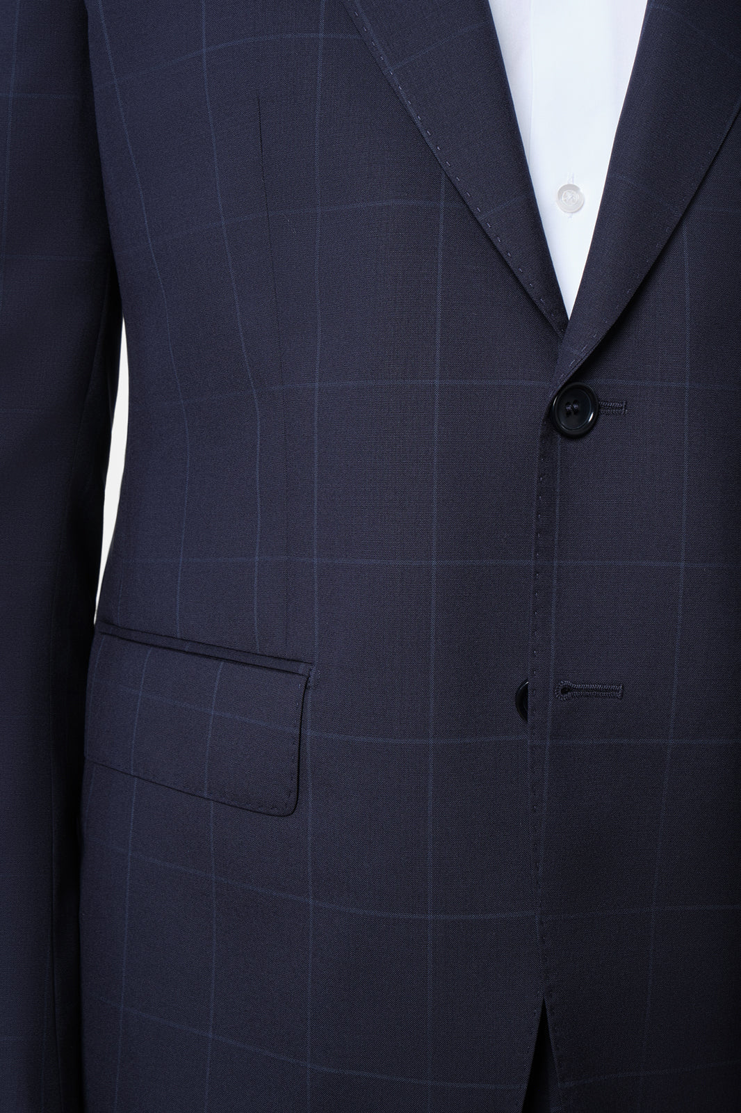 Costume - Navy windowpane check0