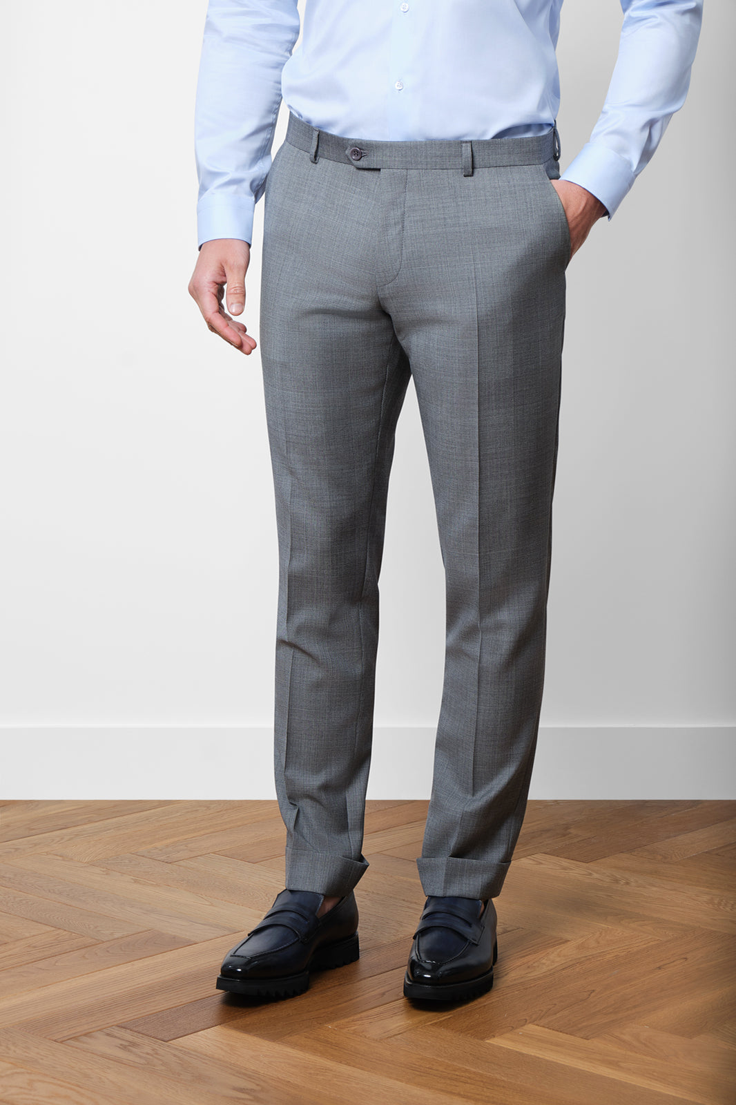 Prince of Wales Suit - Medium Grey