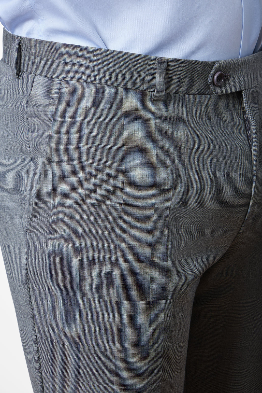 Prince of Wales Suit - Medium Grey