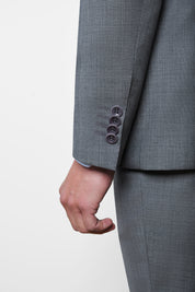 Prince of Wales Suit - Medium Grey