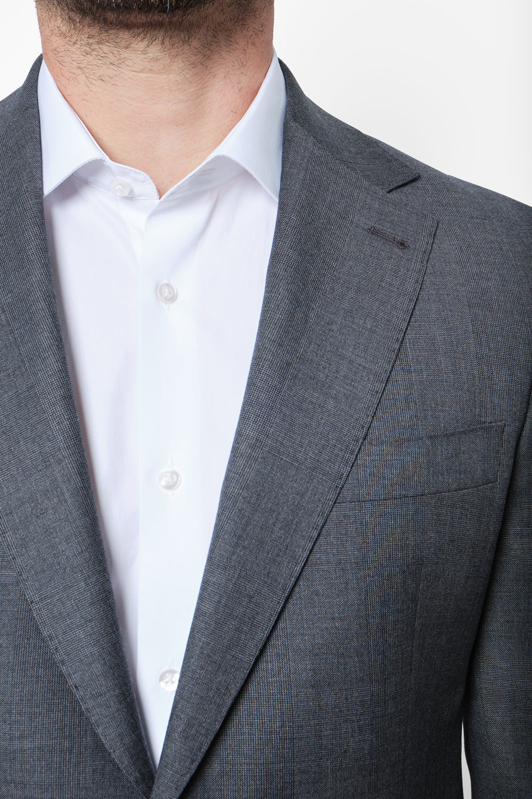 Prince of Wales Suit - Dark Grey