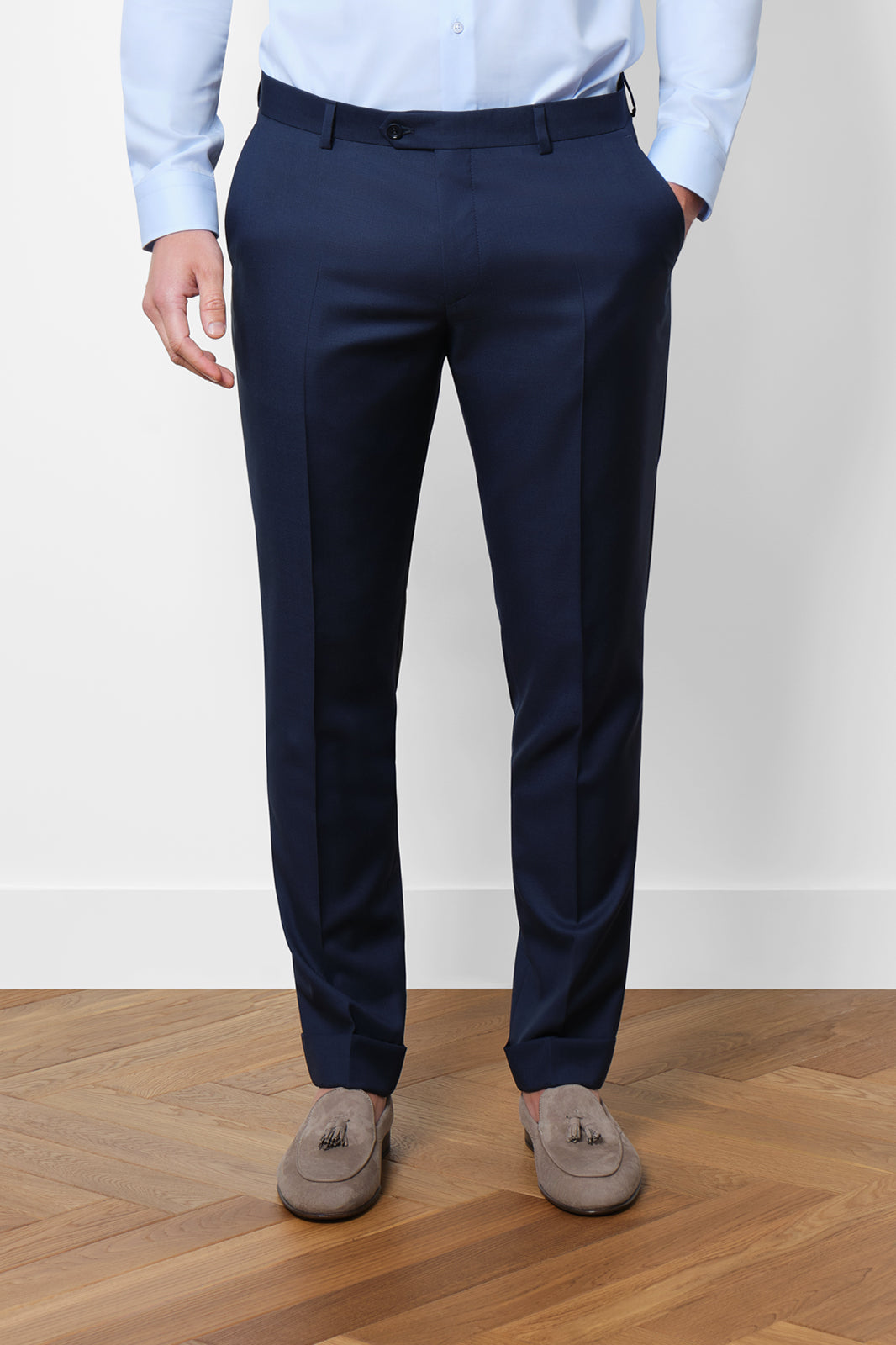 Prince of Wales Suit - Light Navy