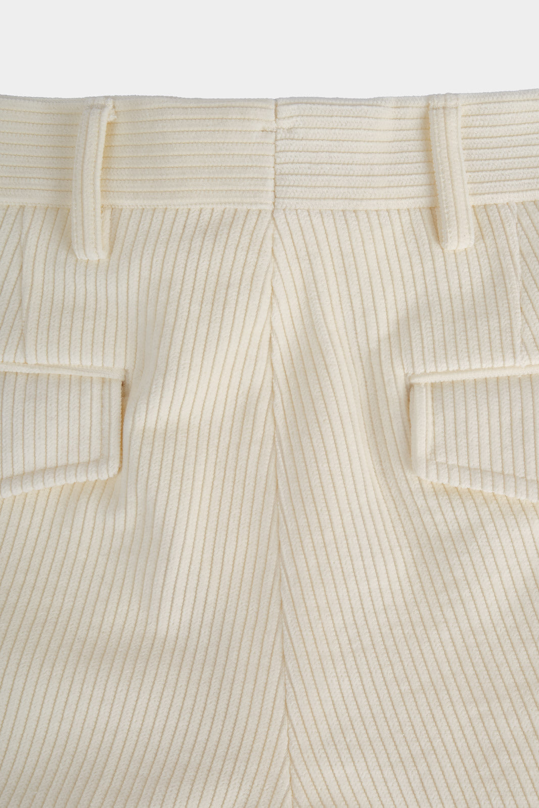 Corduroy Cargo Pants - Off-White