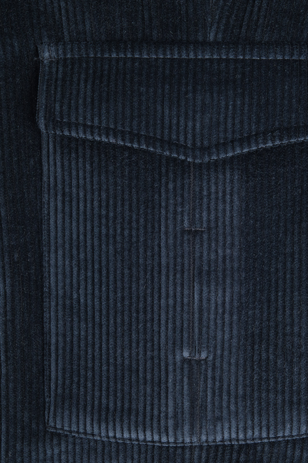 Corduroy cargo pants - Navy