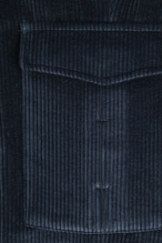 Corduroy cargo pants - Navy