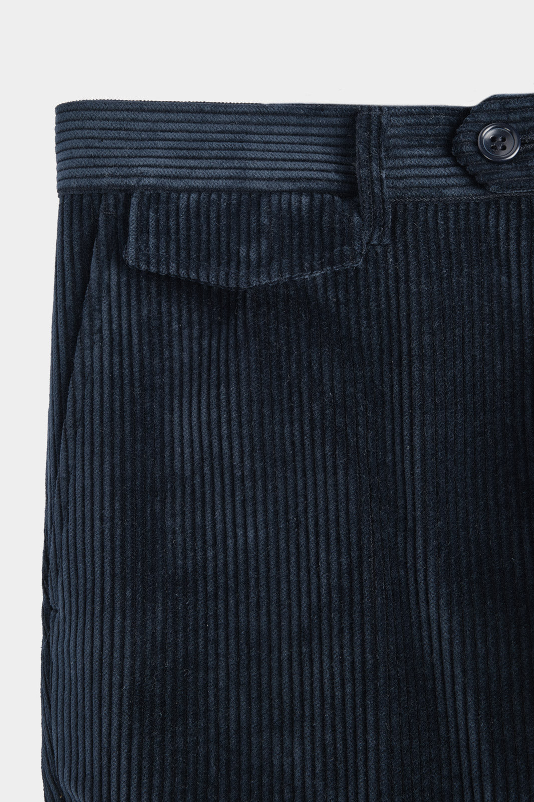 Corduroy cargo pants - Navy