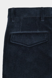 Corduroy cargo pants - Navy