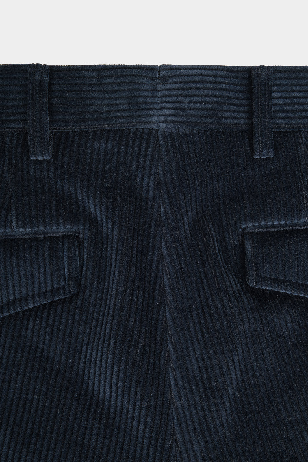 Corduroy cargo pants - Navy