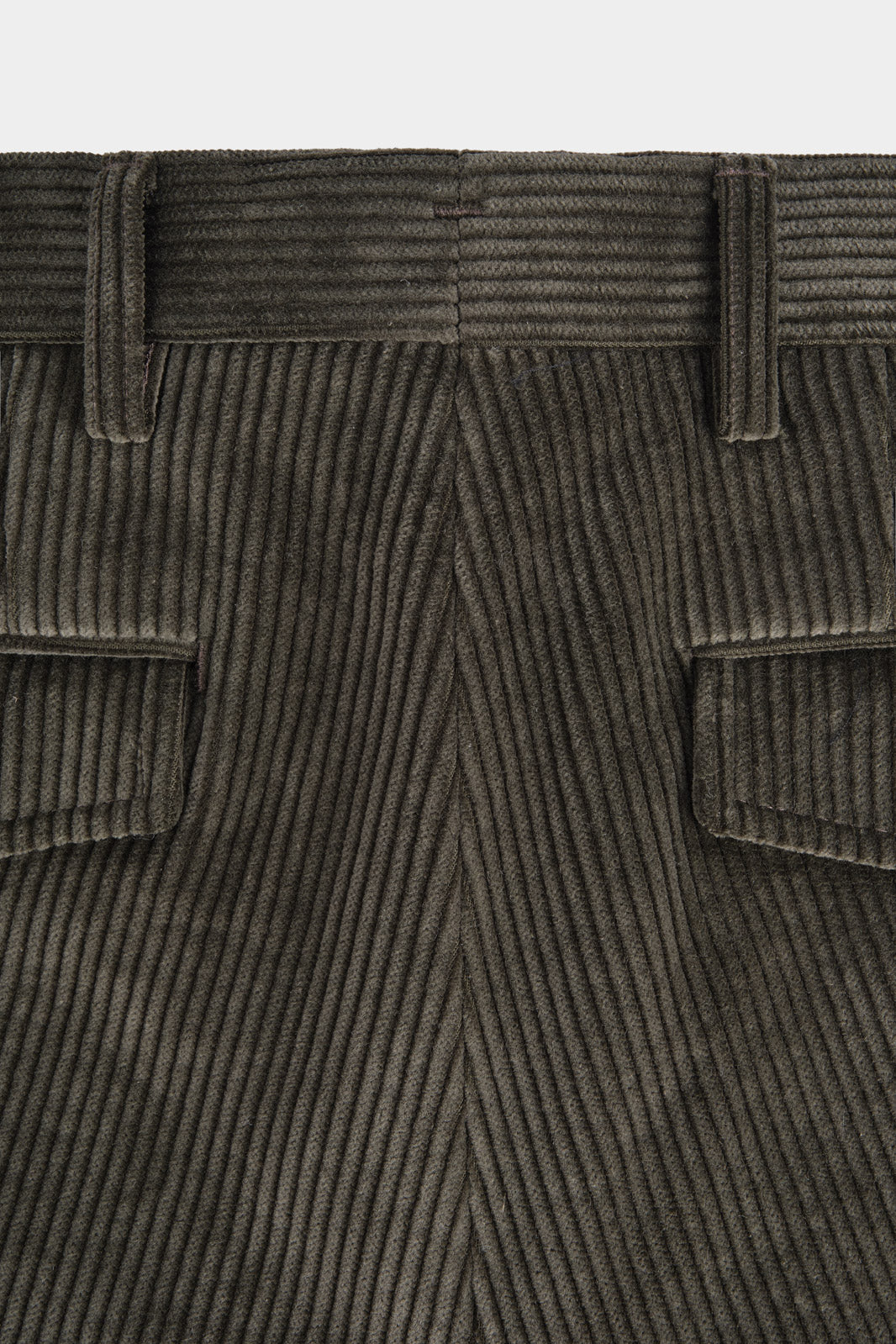 Corduroy cargo pants - Khaki