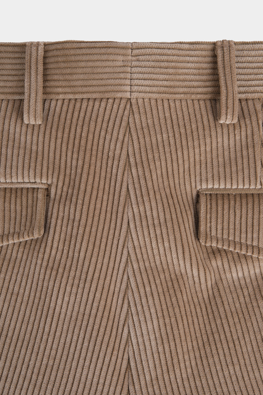 Pantalon cargo en velours côtelé - Camel
