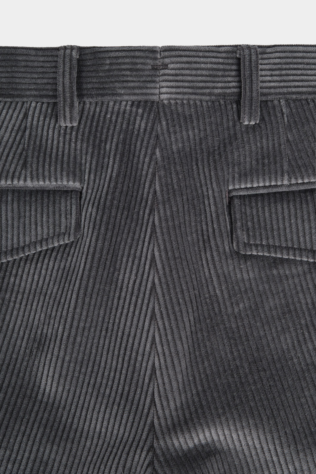 Corduroy Cargo Pants - Grey