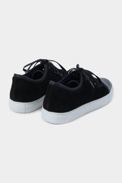 Patent toe sneaker - Black