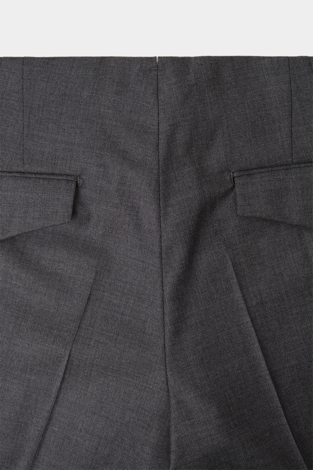 1-ply drawstring trousers - Gray end-to-end