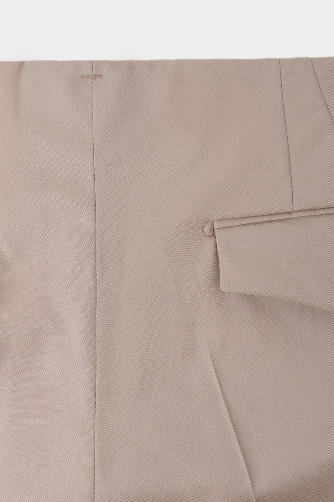 1-pleat drawstring trousers - Beige