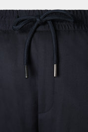Jog Zip Pants - Navy
