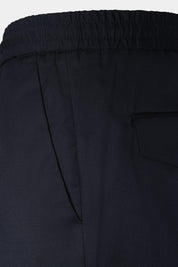 Jog Zip Pants - Navy