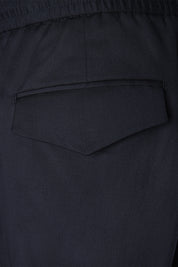 Jog Zip Pants - Navy