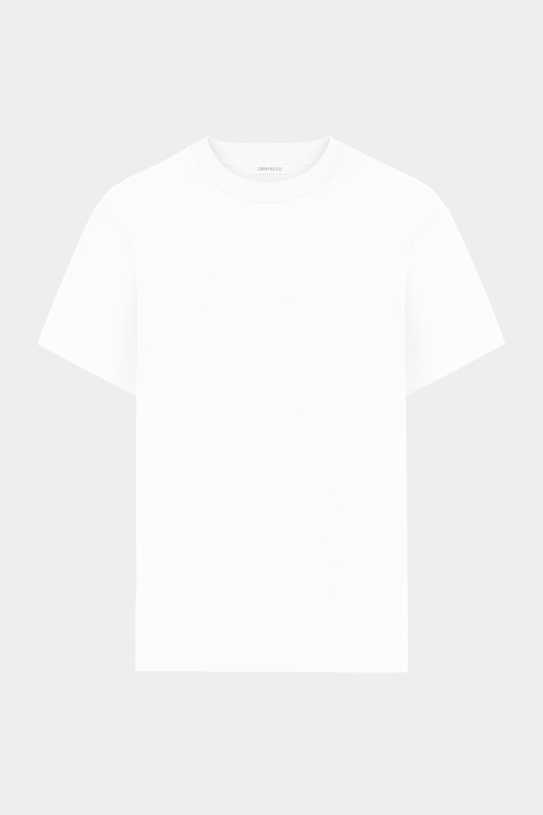 Vayan round neck t-shirt in ice cotton - White