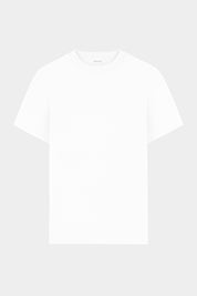 Vayan round neck t-shirt in ice cotton - White