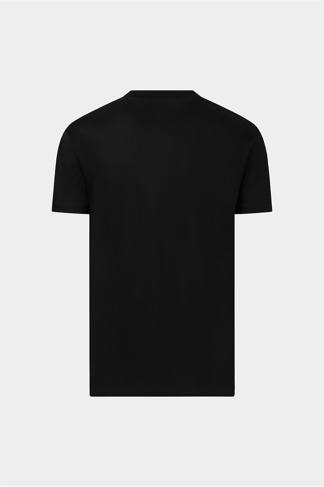 Vayan round neck t-shirt in ice cotton - Black