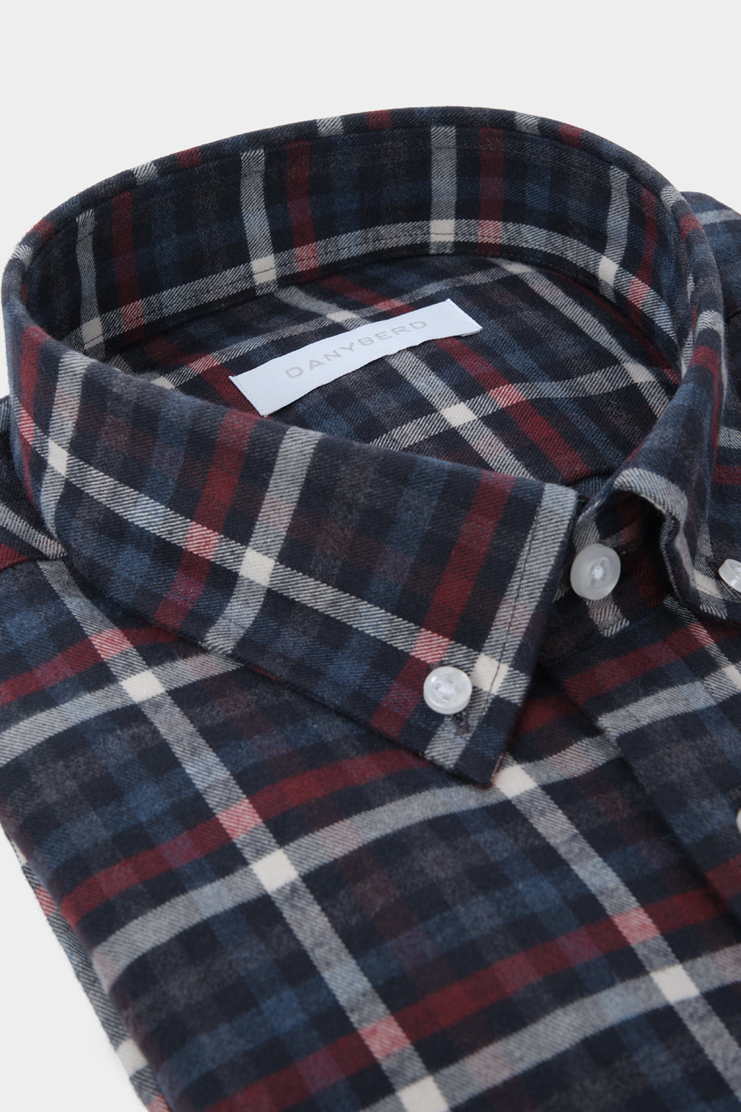 Chemise col boutonné à carreaux type bûcheron