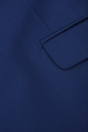 Slim Lapel Suit - Luminous Blue