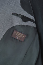 Slim Lapel Suit - Medium Grey
