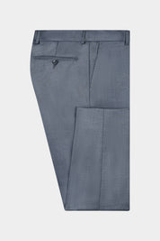 Slim Lapel Suit - Medium Grey