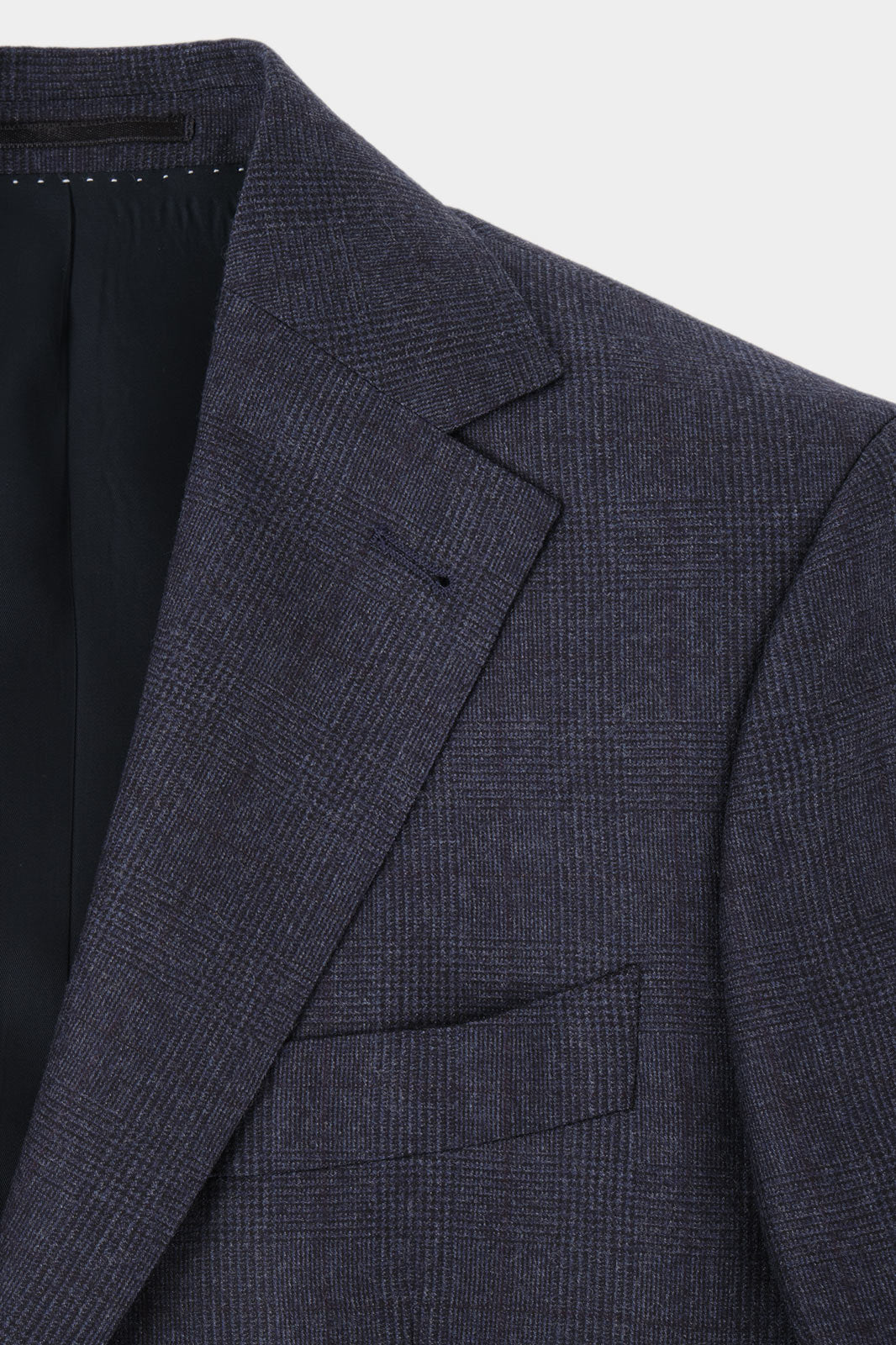Costume revers large - Bleu Prince de Galles
