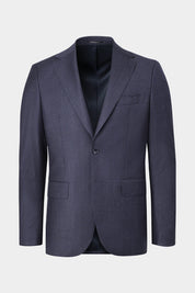 Costume revers large - Bleu Prince de Galles