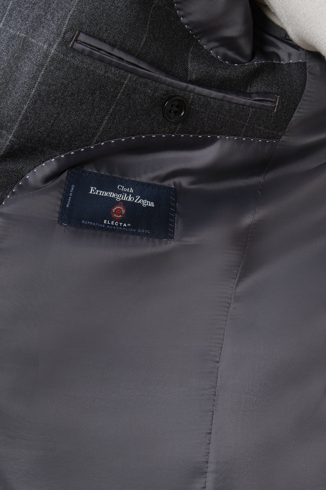 Checked Suit - Medium Grey
