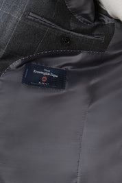 Checked Suit - Medium Grey