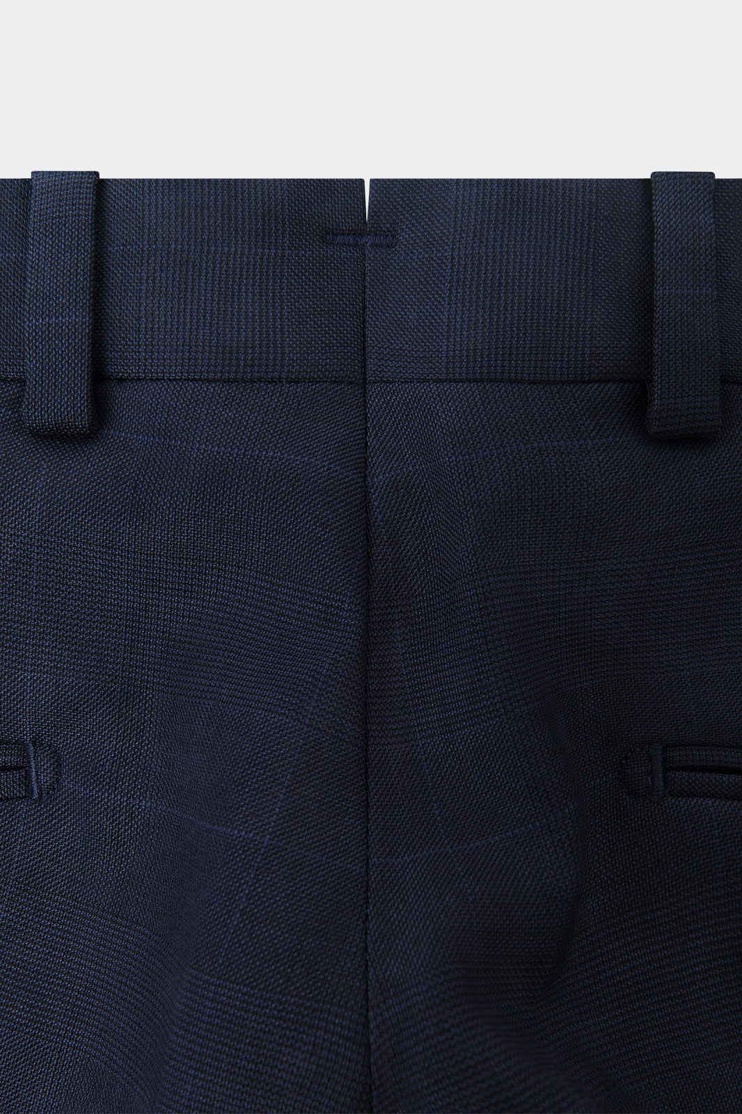Windowpane Suit - Navy