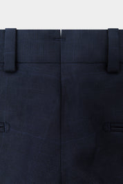 Windowpane Suit - Navy