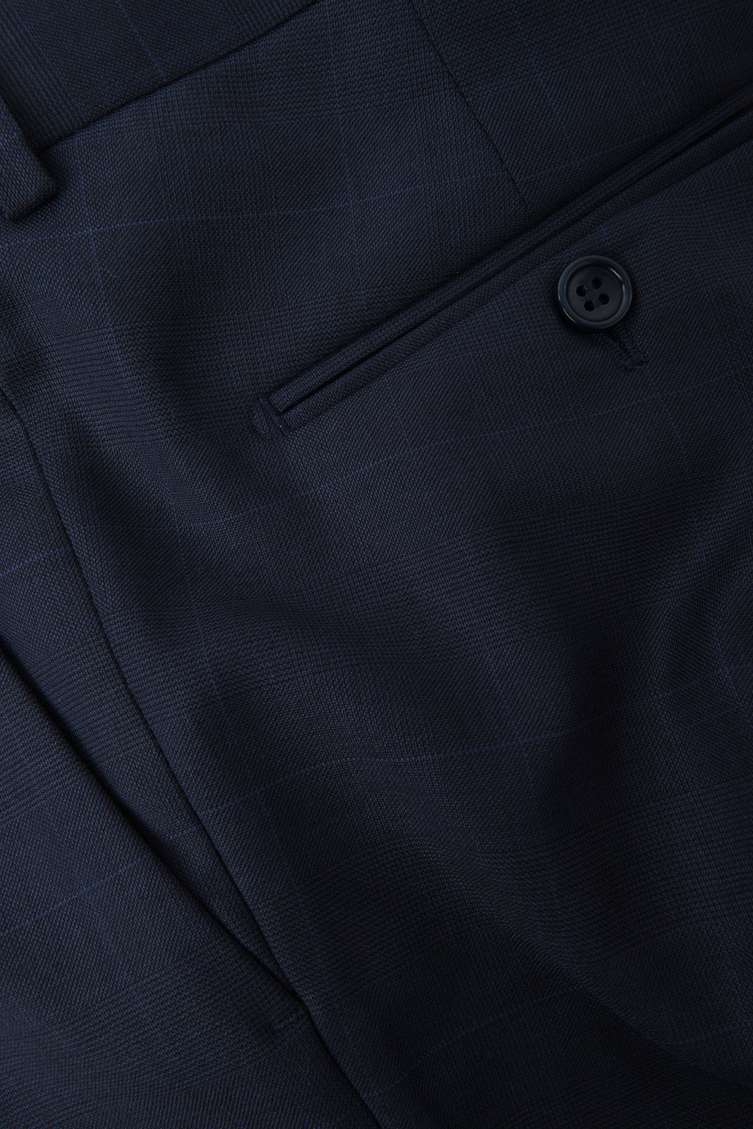 Windowpane Suit - Navy
