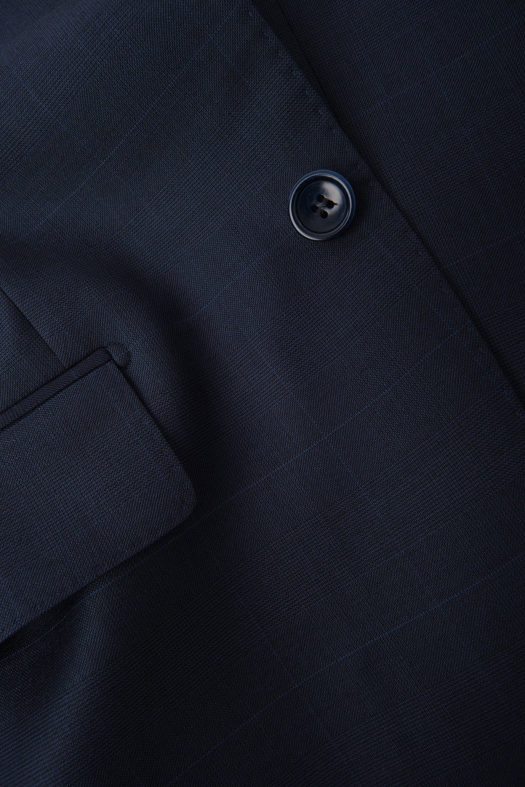 Windowpane Suit - Navy