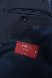 Windowpane Suit - Navy