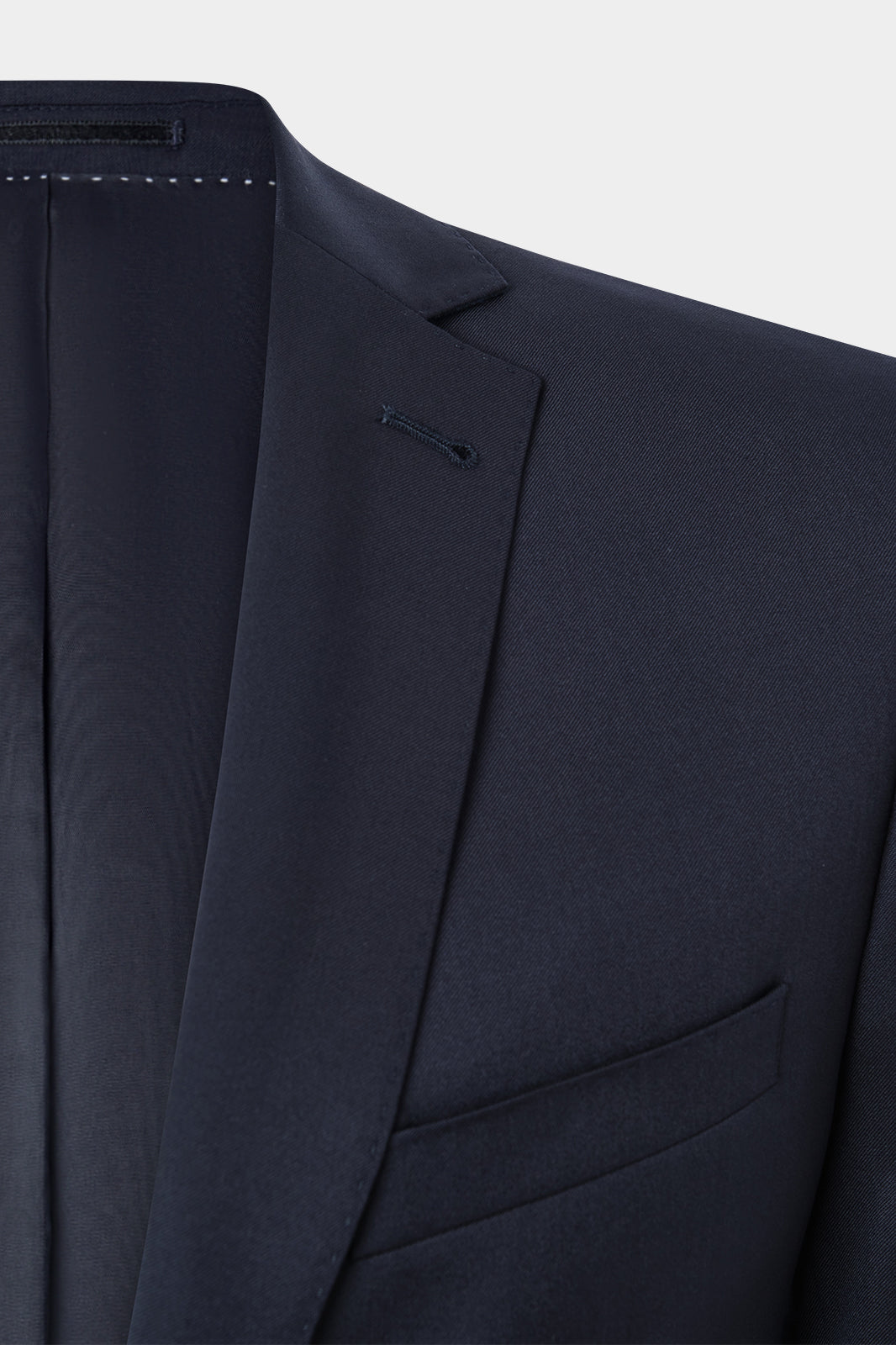 Slim Lapel Suit - Dark Navy