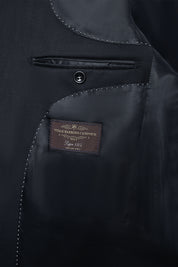 Slim Lapel Suit - Black