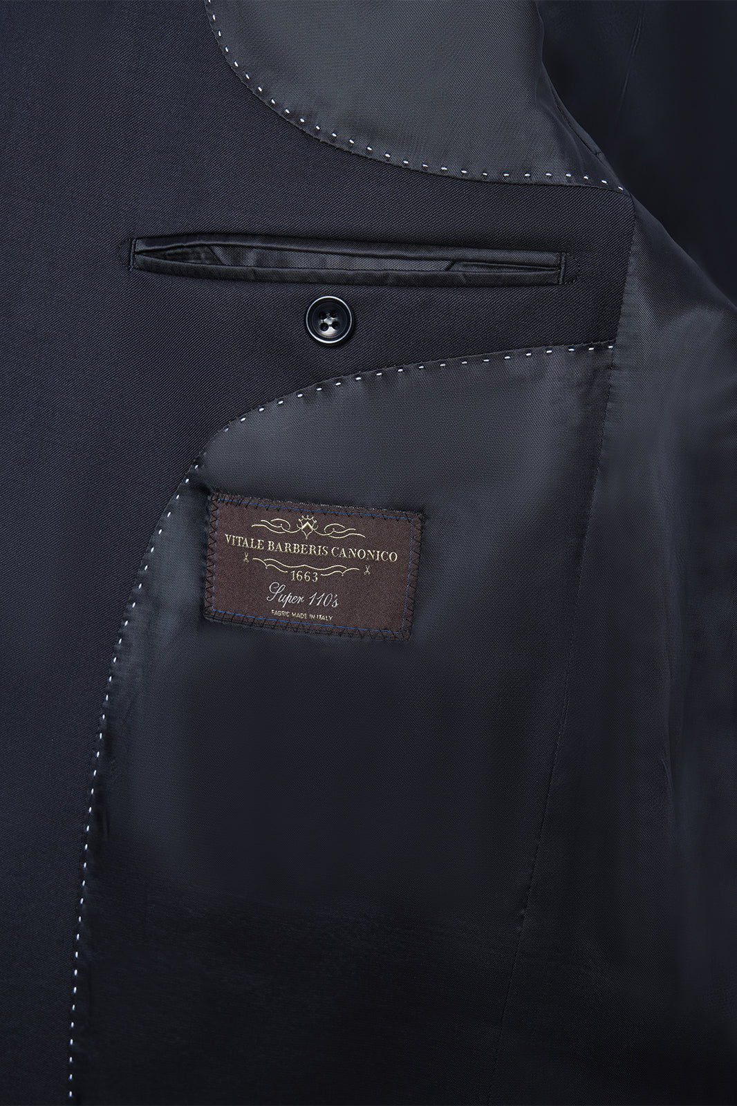 Slim Lapel Suit - Dark Navy