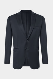 Slim Lapel Suit - Black